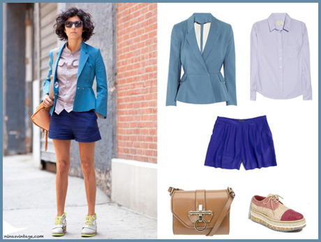 TODAY I AM WEARING: BLUE & LILAC