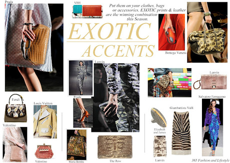 EXOTIC ACCENTS.