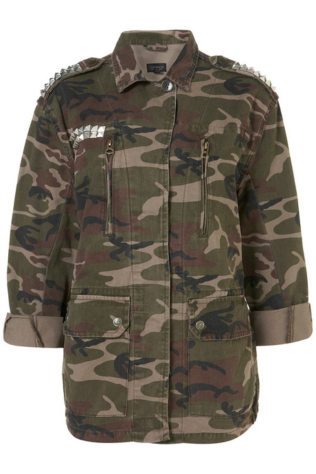 Great fall trend the Camo Jacket.
