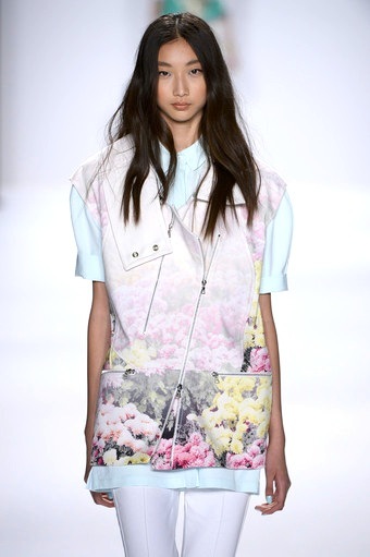 love this arty-abstract floral Rebecca Minkoff vest and that...