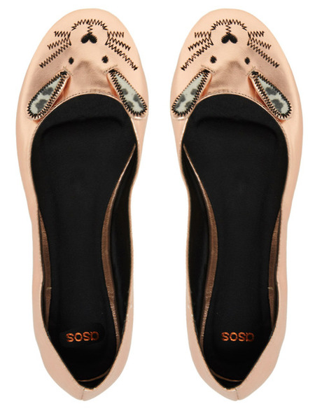 How cool are these Little Miss Metallic Flats.