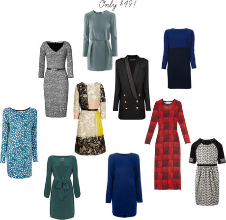 Wish List: Long Sleeve Dresses