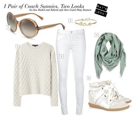 1 Pair of Coach Sunnies, Two Looks