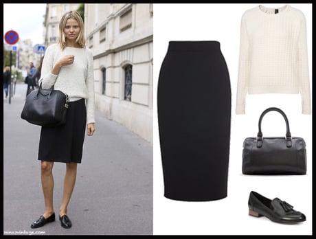 LOOK OF THE DAY: PENCIL SKIRT