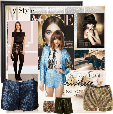 Sequined Short