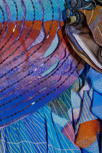 Colour, pattern and material