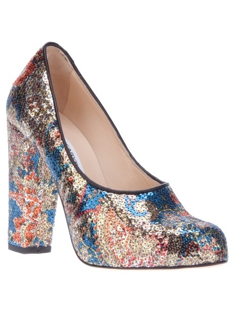 Shoe of the moment: sequined pump by Carven