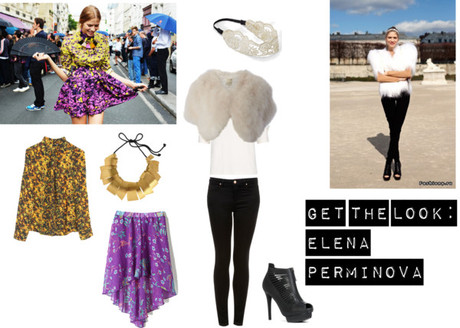Get the look: Elena Perminova