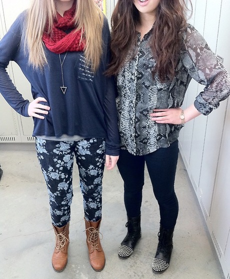 Left- Top- Aerie (similar here), Jeans- American Eagle (similar...