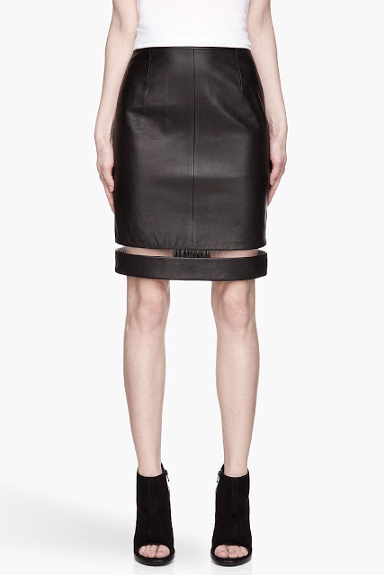 Leather Pencil Skirt