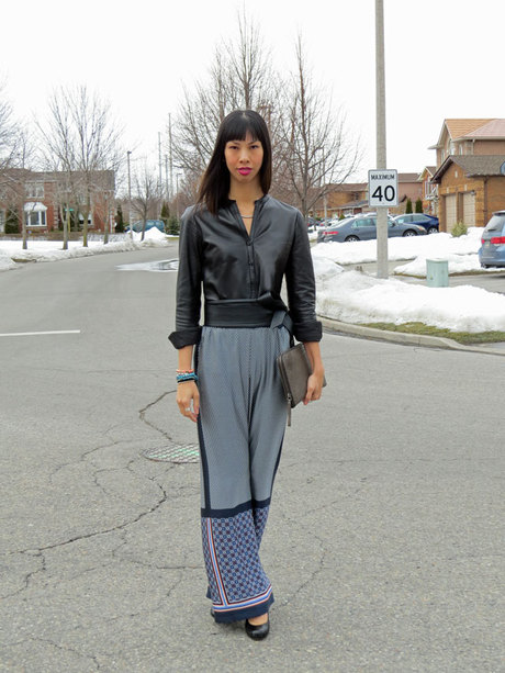 In my closet: Handkerchief Print Trousers from Zara.com