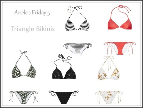 Ariele's Friday 5: Triangle Bikinis