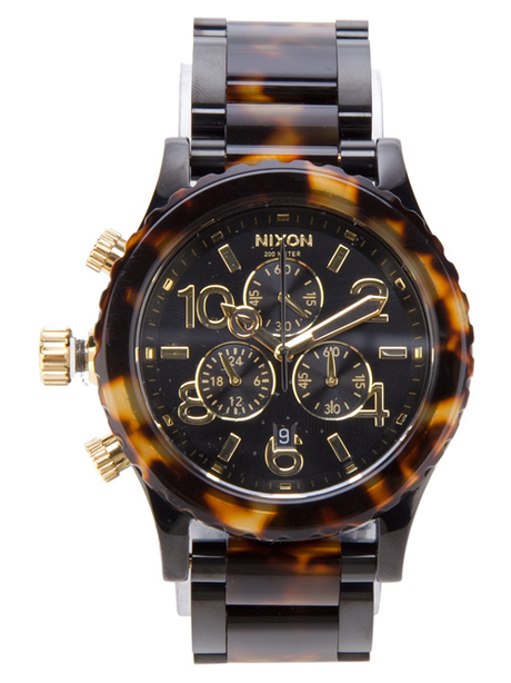 Nixon 42-20 Chrono Watch in Tortoise