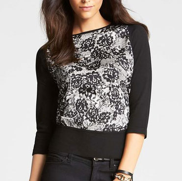 Spot the Real: Michael Kors Lace Front Sweater