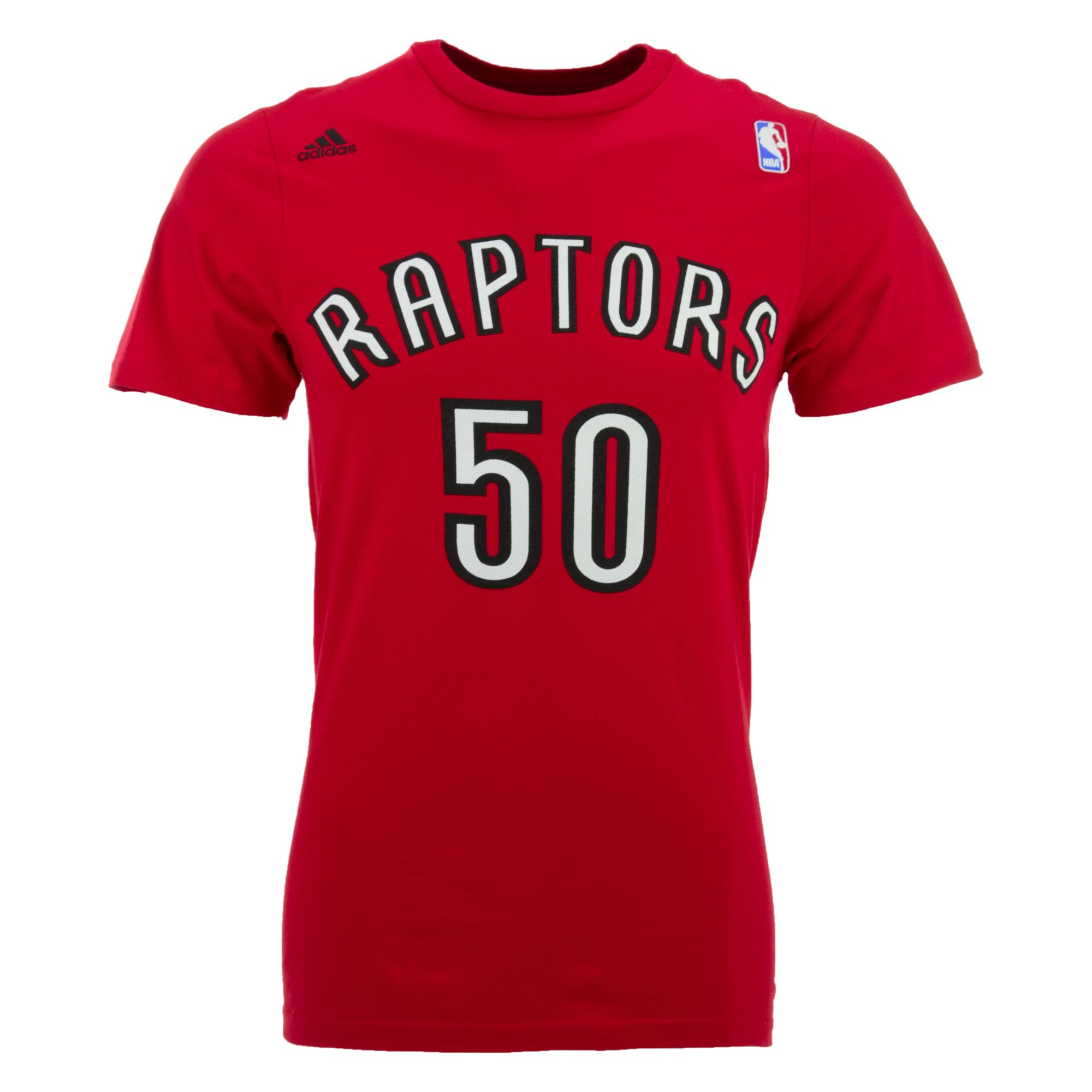 Adidas Mens Toronto Raptors Tyler Hansbrough Player Tshirt in Red for Men | Lyst