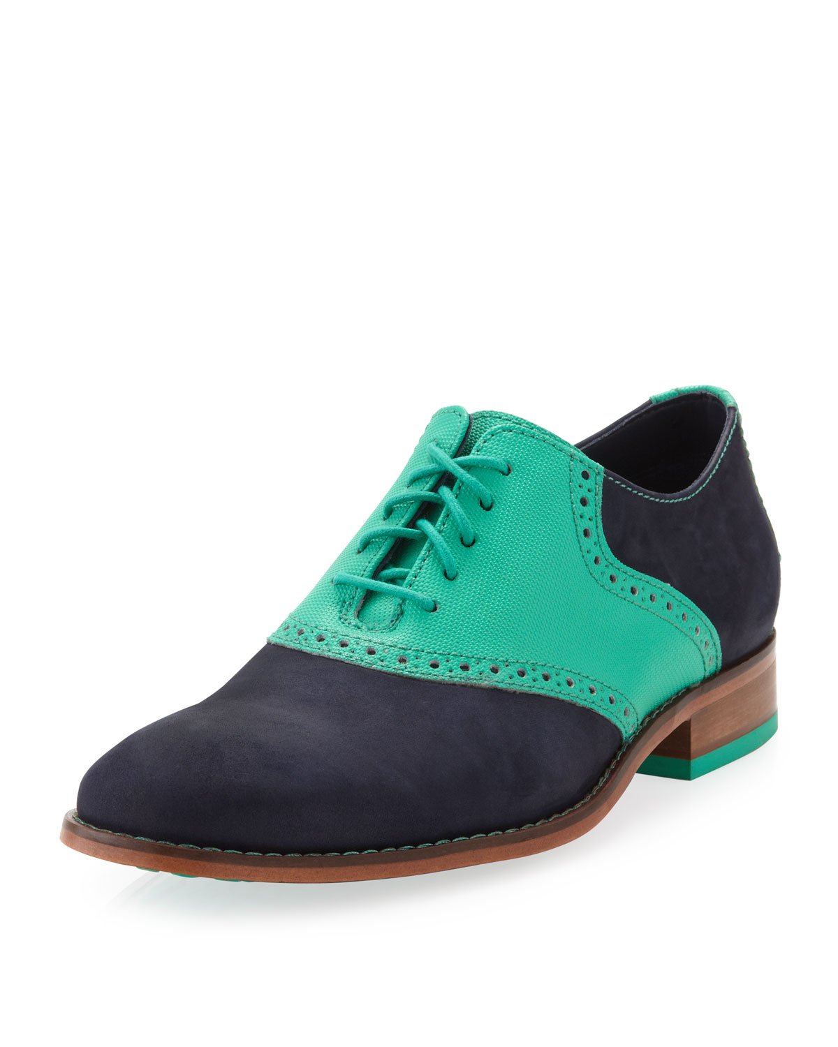 Cole Haan Air Colton Saddle Shoe Mint in Green for Men (7