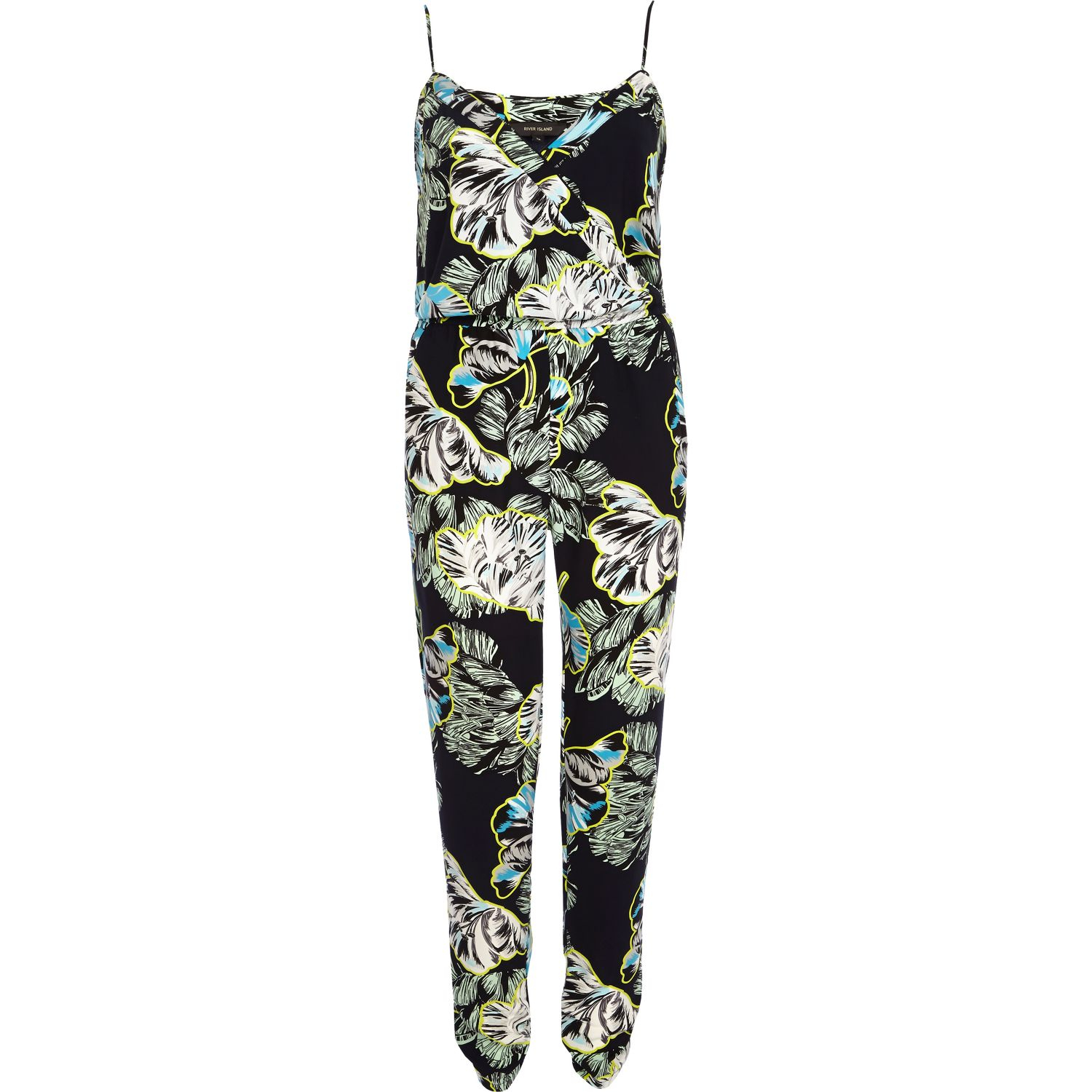 river island black jumpsuit