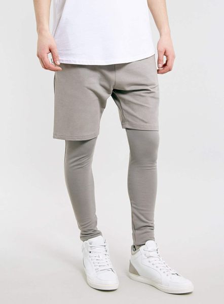 grey jogger short