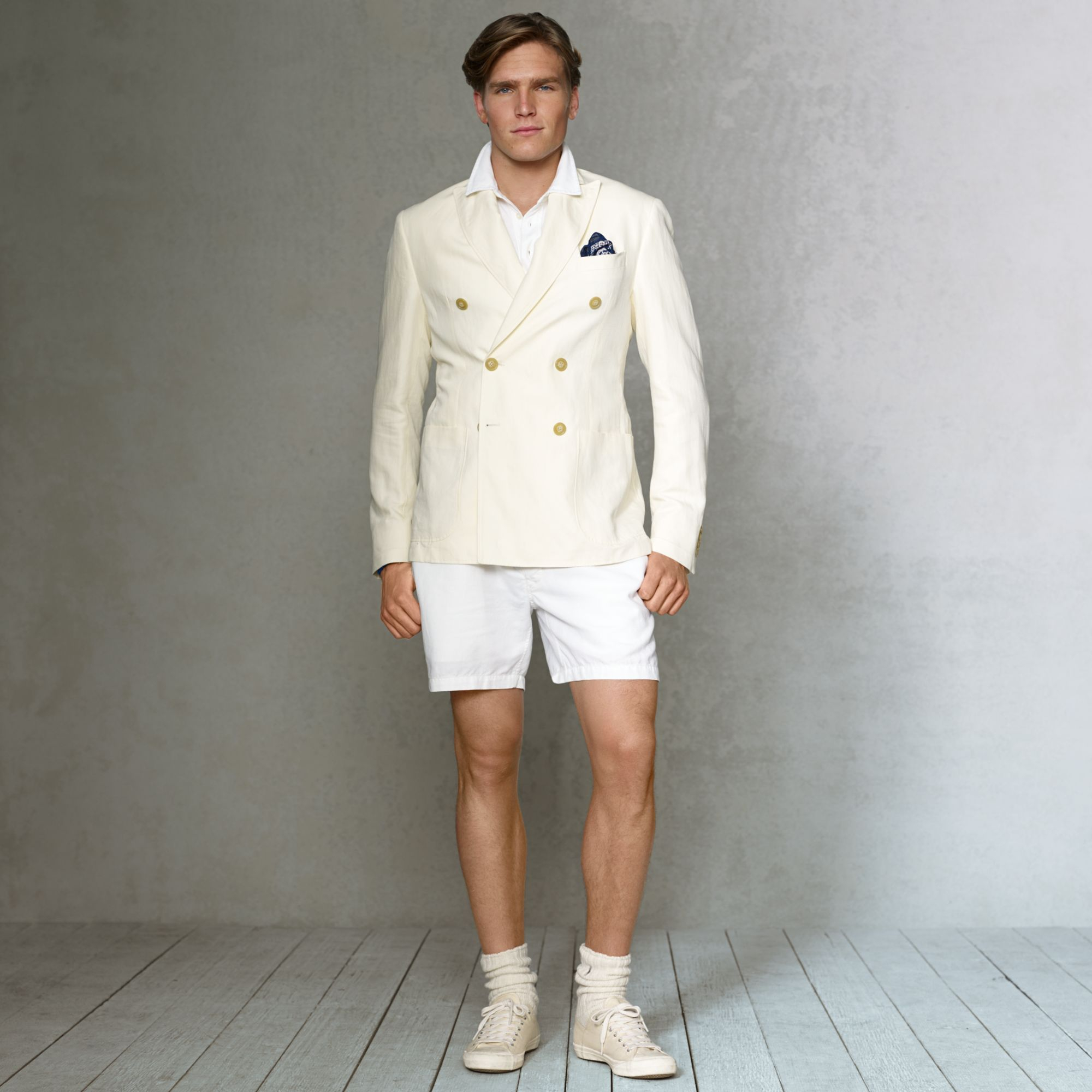 Polo Ralph Lauren Linen Blend Wescott Sport Coat in White for Men (Cream) | Lyst