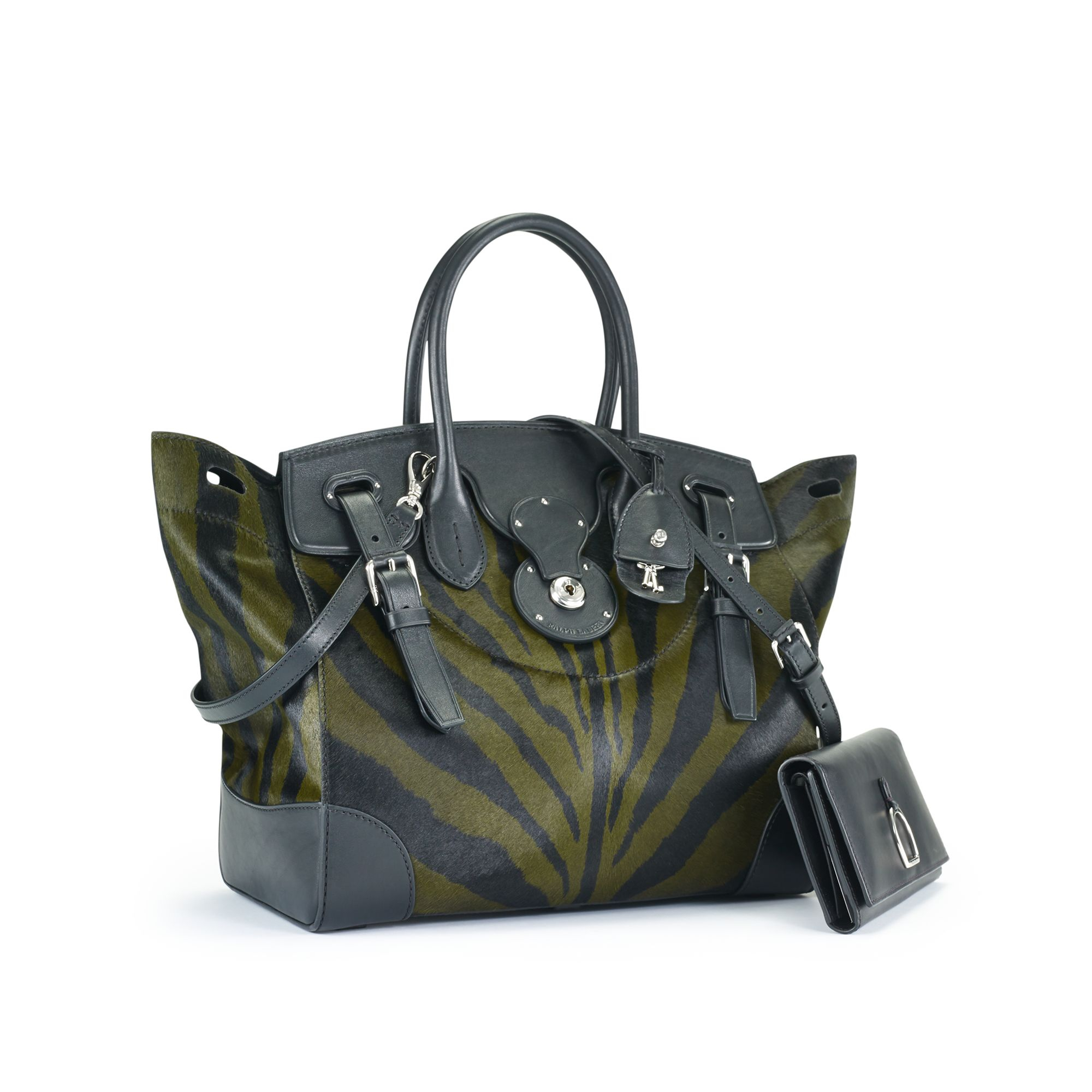 ralph lauren zebra bag