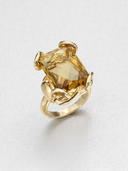 gucci horsebit cocktail ring