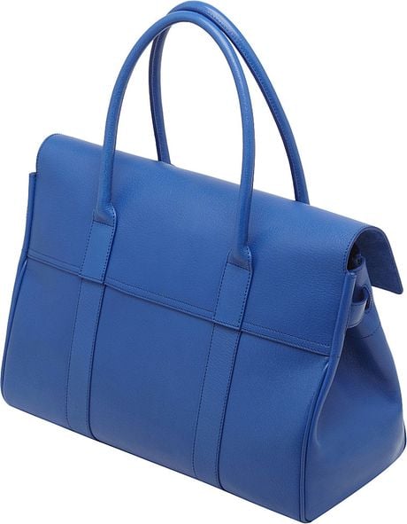 mulberry bayswater bag blue