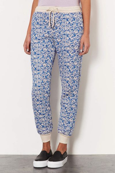 topshop blue joggers