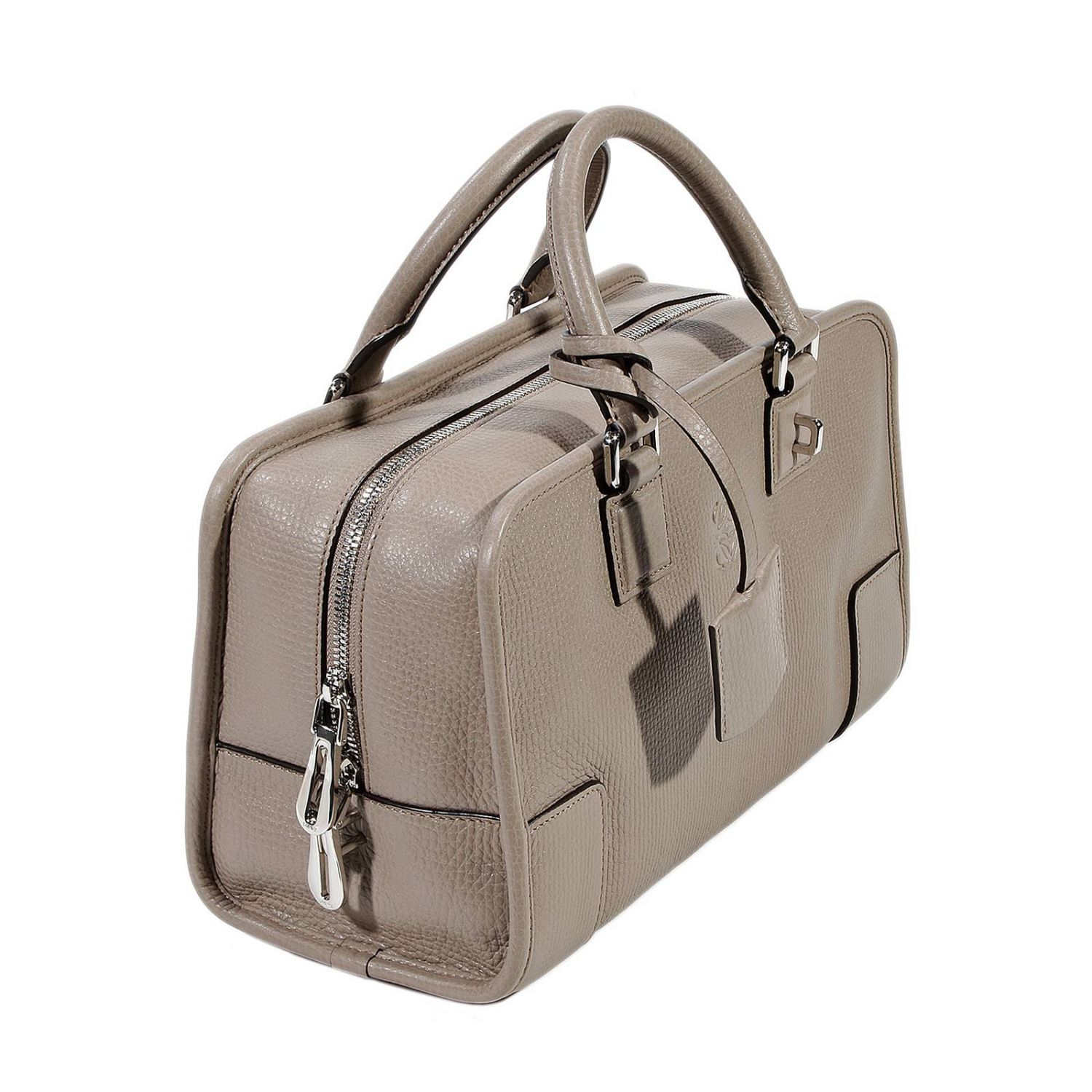 Loewe Handbag Amazona Small Leather in Gray (Grey) | Lyst