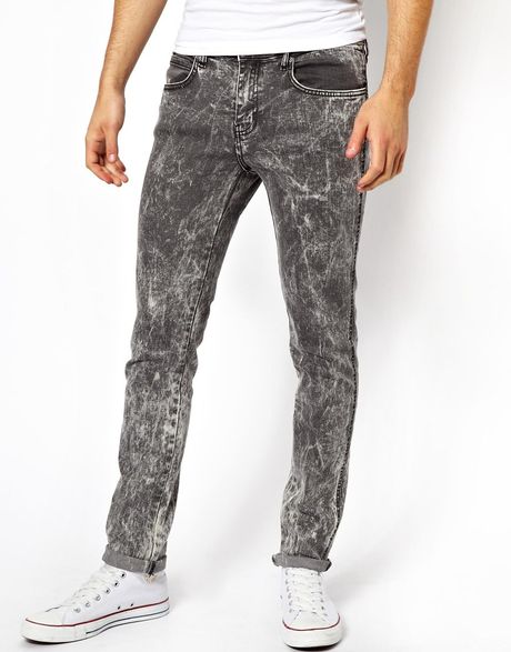 gray skinny jeans mens