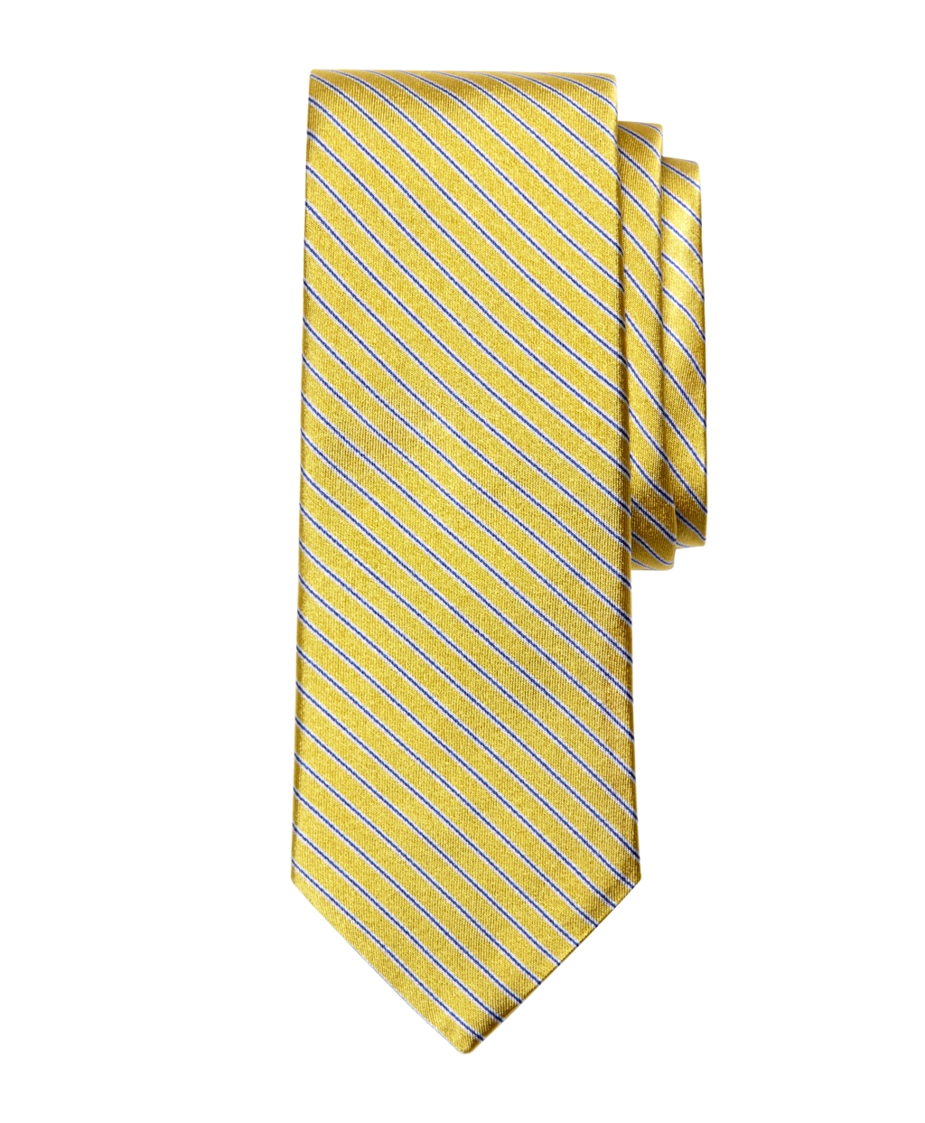 Brooks Brothers Twin Stripe Tie in Yellow for Men Lyst