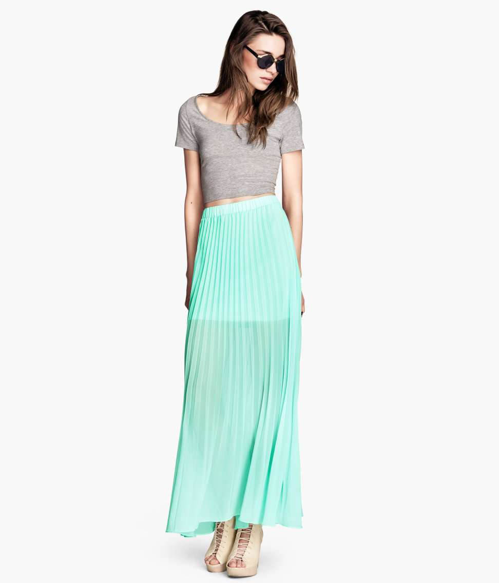 maxi skirt h&m