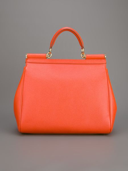 dolce and gabbana orange bag