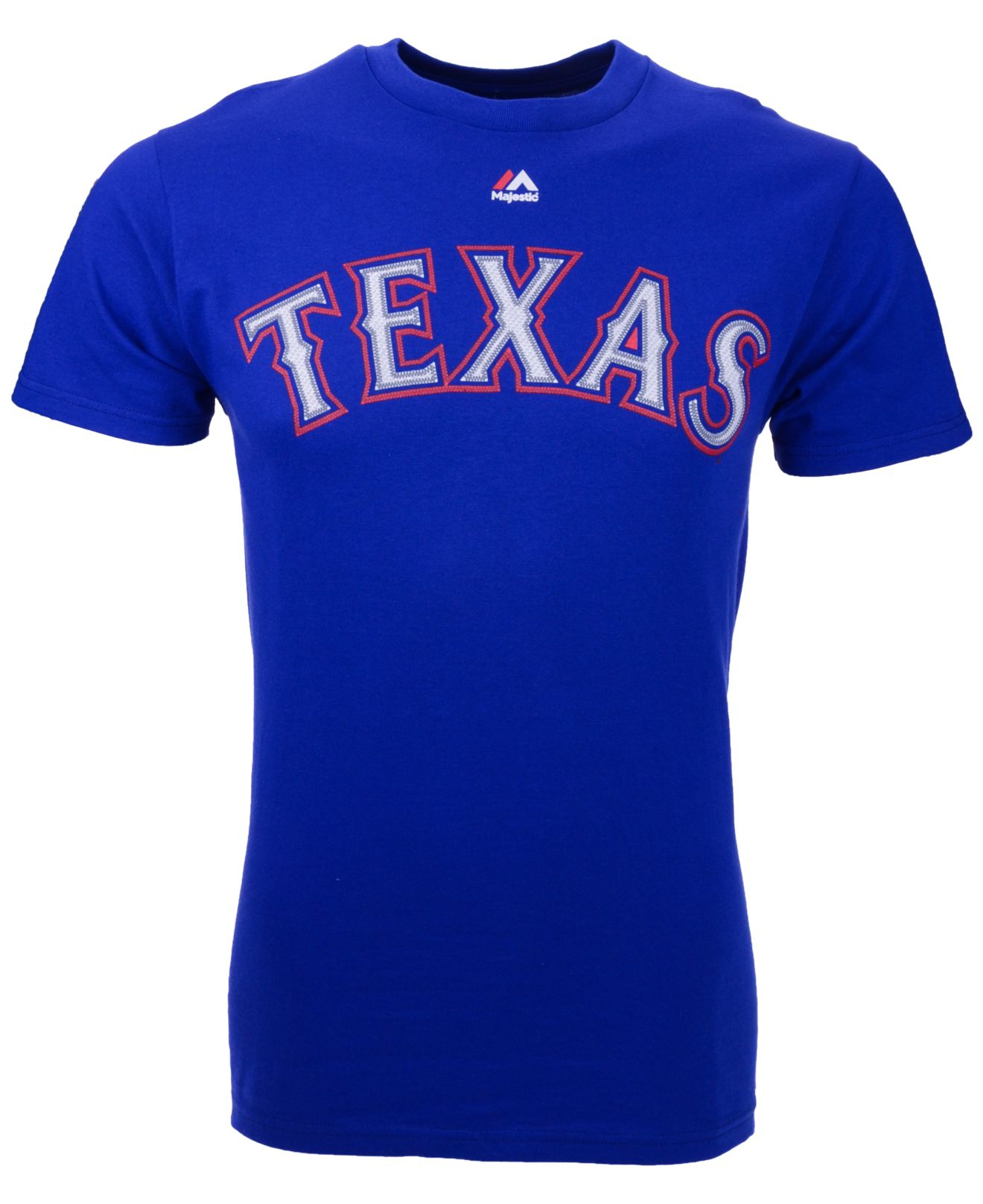 Majestic Mens Prince Fielder Texas Rangers Official Player T Shirt In Blue For Men Royalblue 