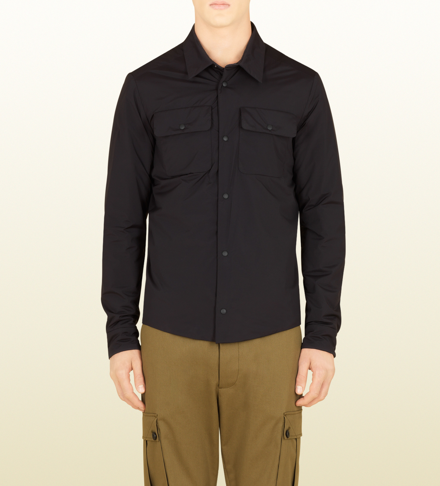 Black Nylon Shirt 23