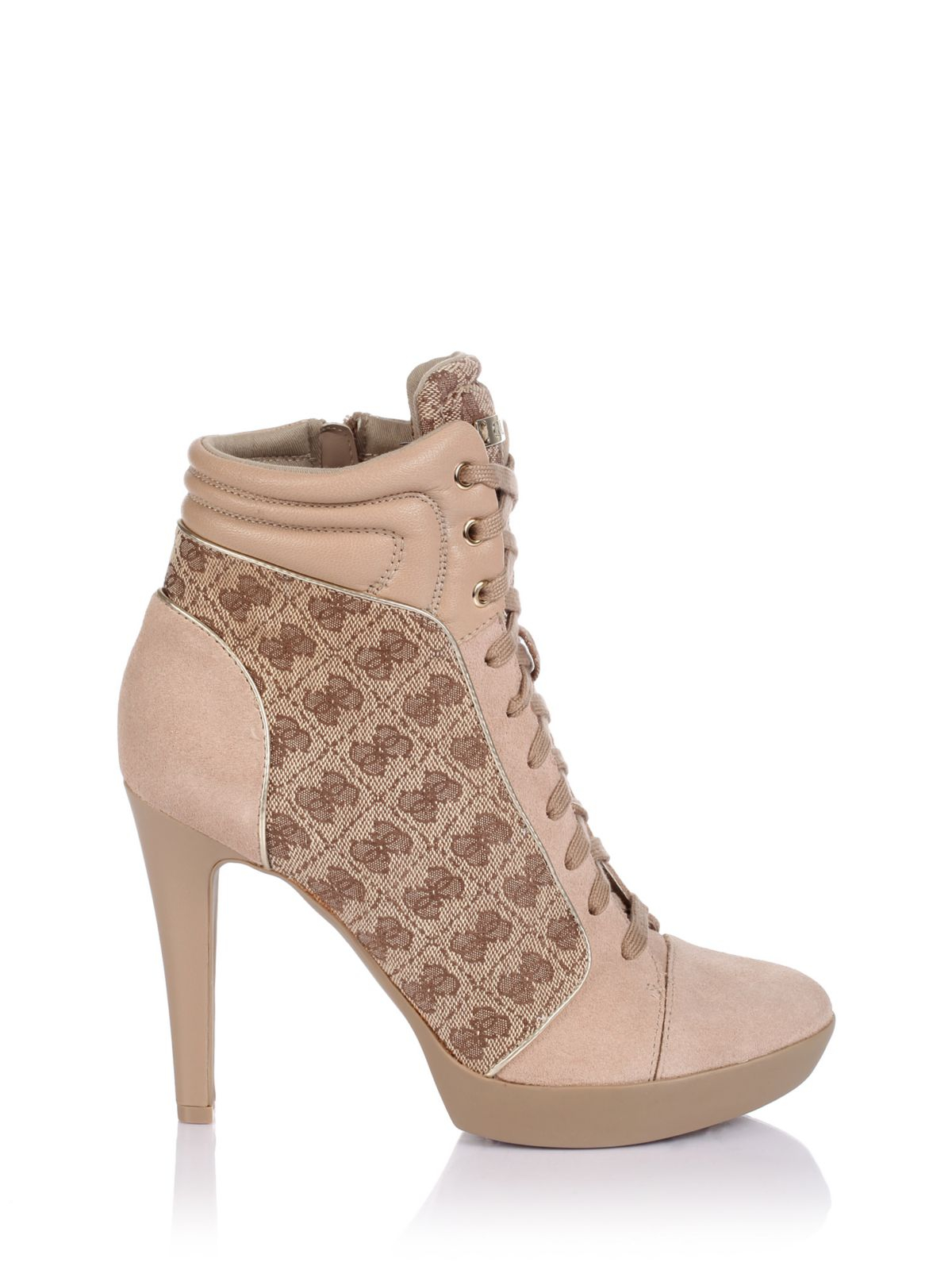 guess beige boots