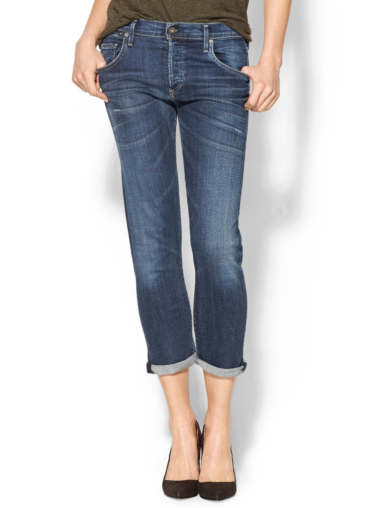slim boyfriend jeans