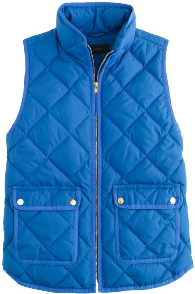 j crew excursion quilted vest