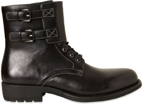 steve madden black moto boots