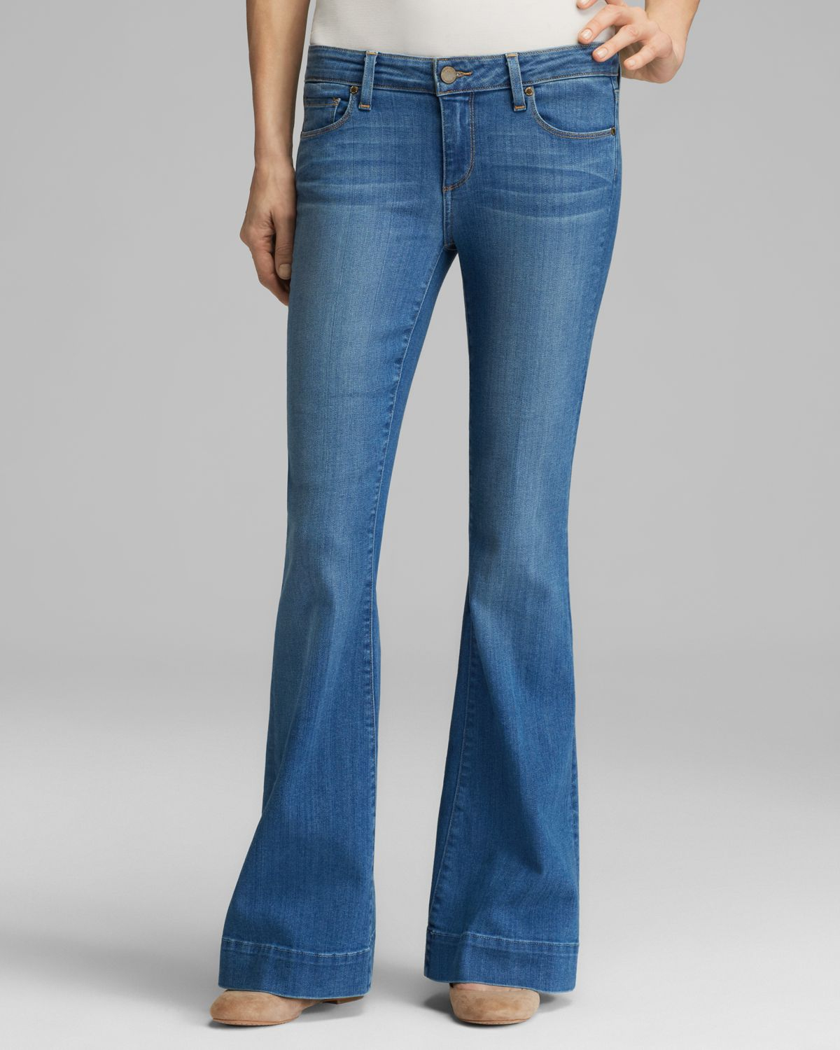 petite flare jeans