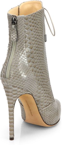 alexandre birman snakeskin boots