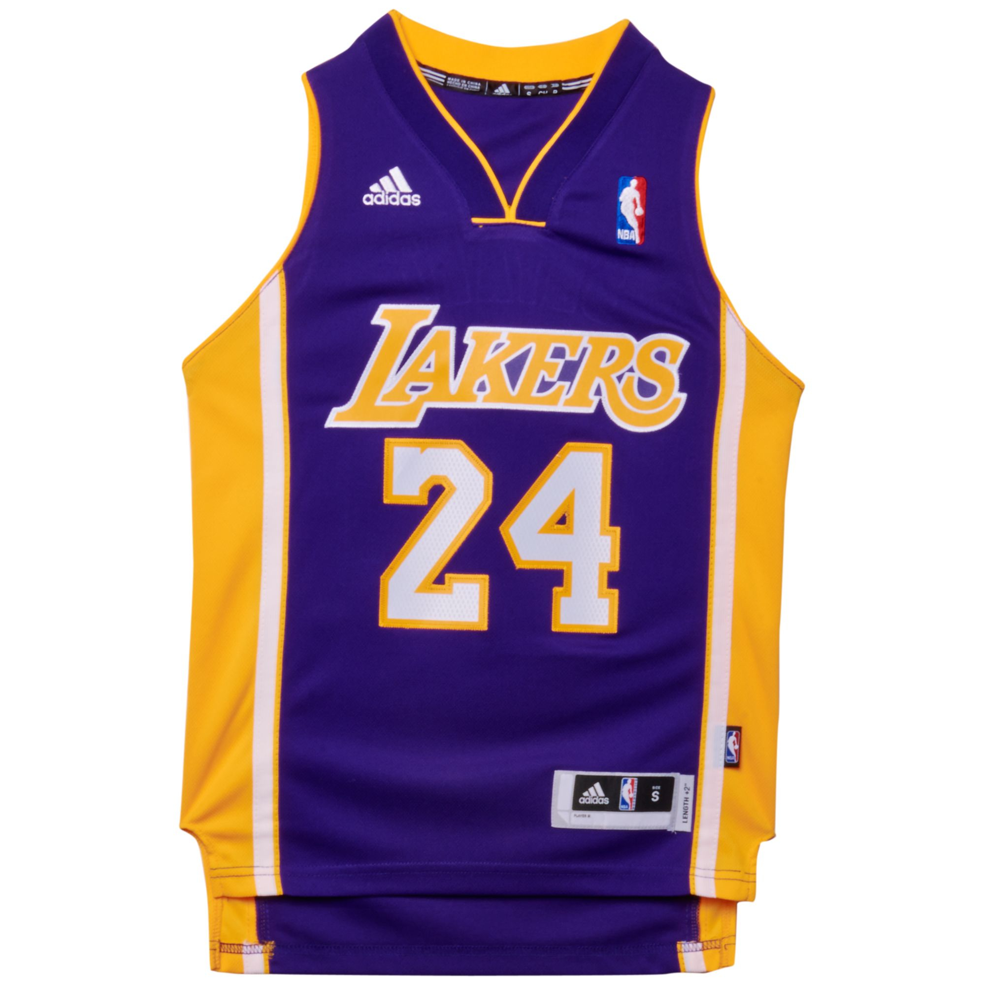 Adidas Kids Kobe Bryant Los Angeles Lakers Swingman Jersey in Purple