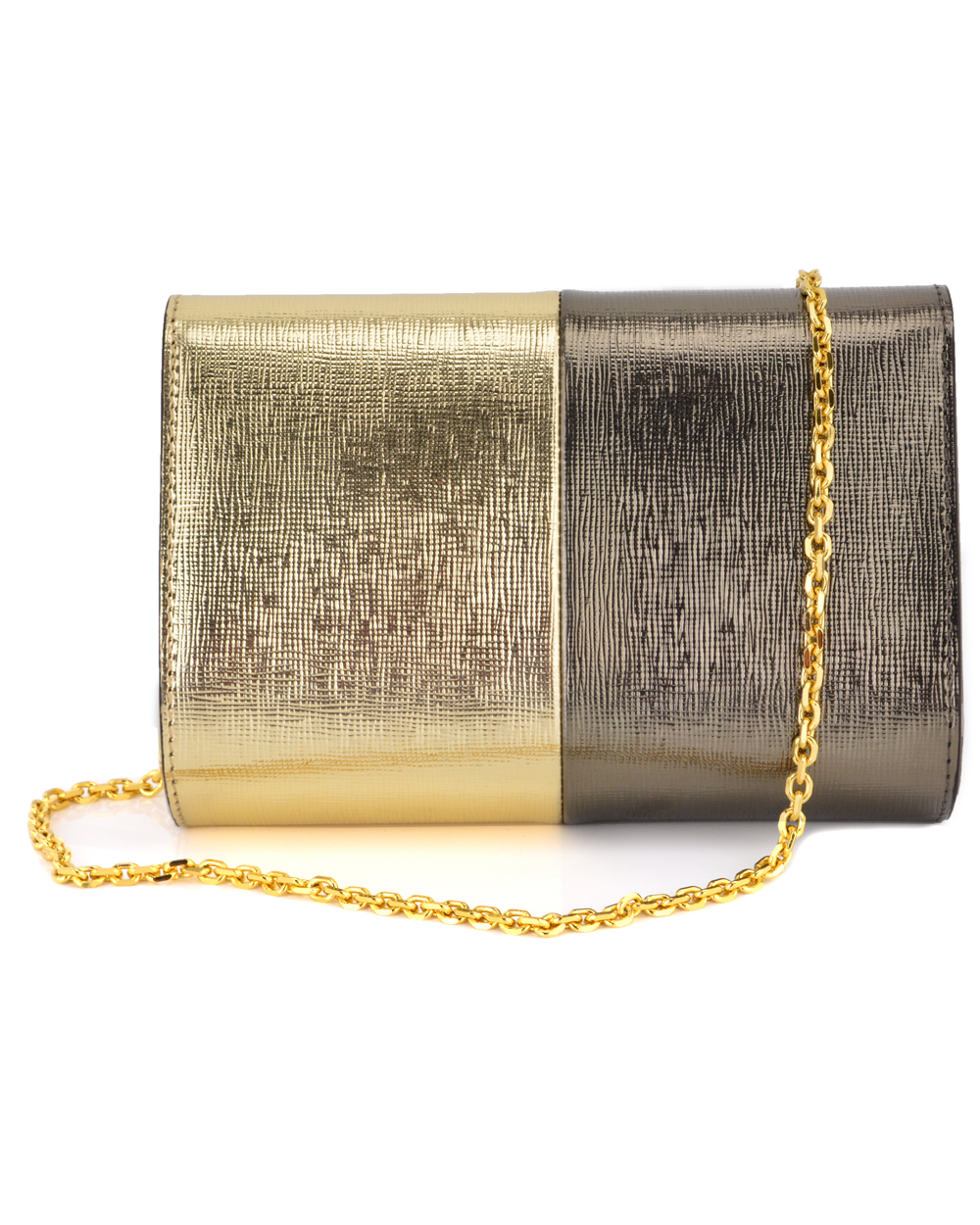 fendi purse with gold chain
