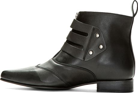 boots winklepicker blitz underground ankle leather