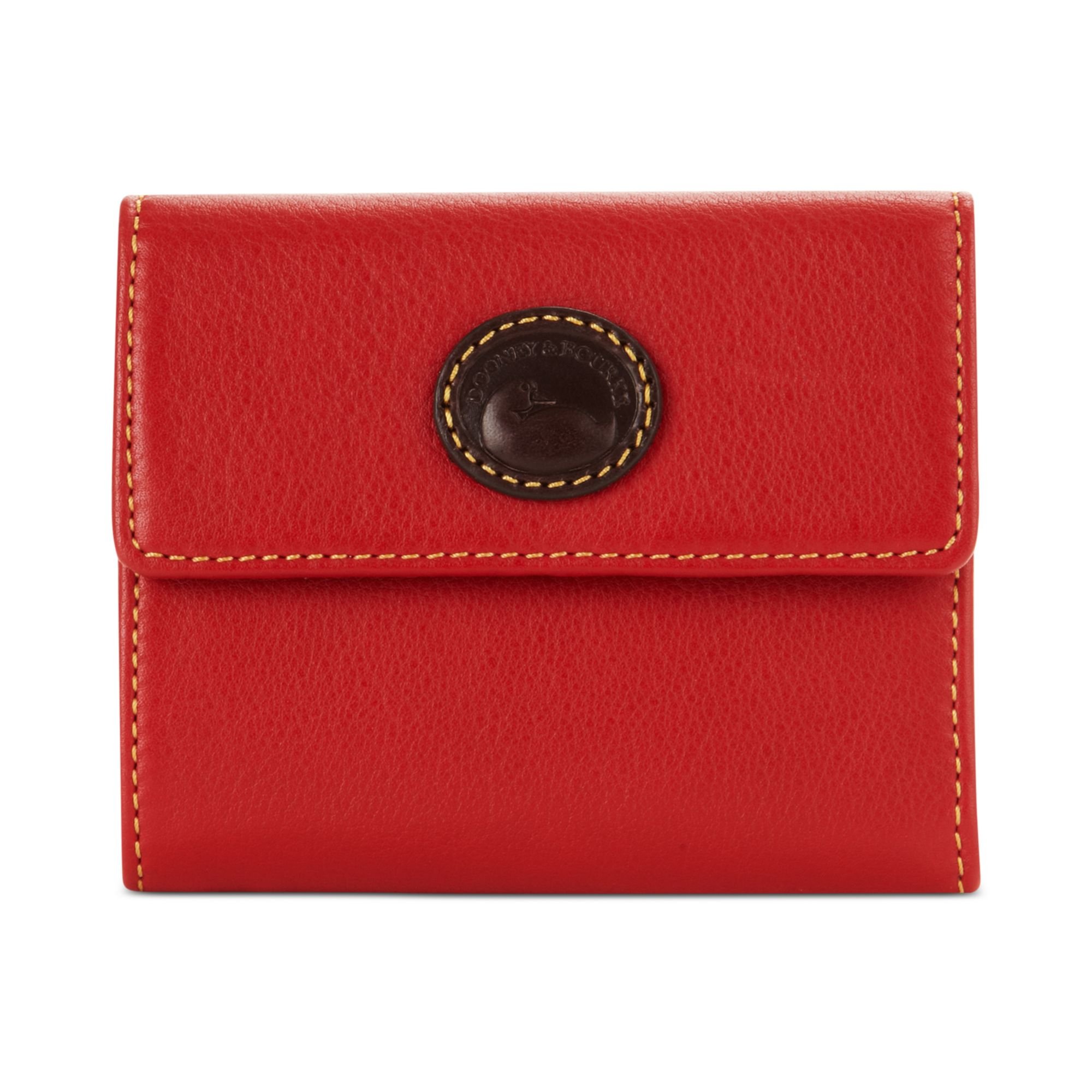 red dooney wallet