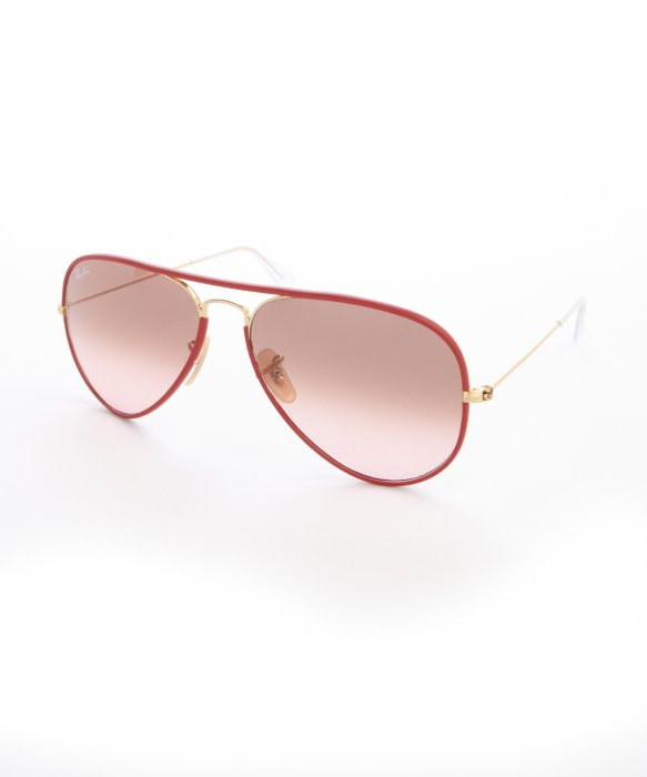 Ray Ban Pink Matte Metal Full Color Aviator Sunglasses In Pink For Men Lyst 2044