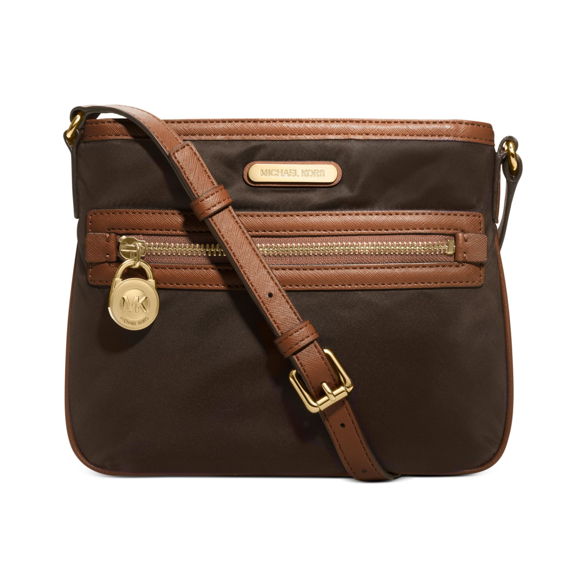 Michael Kors Kempton Crossbody in Brown (COFFEE)