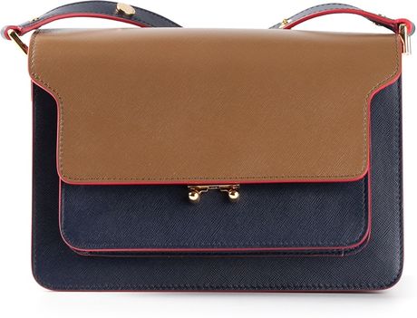 marni trunk bag blue