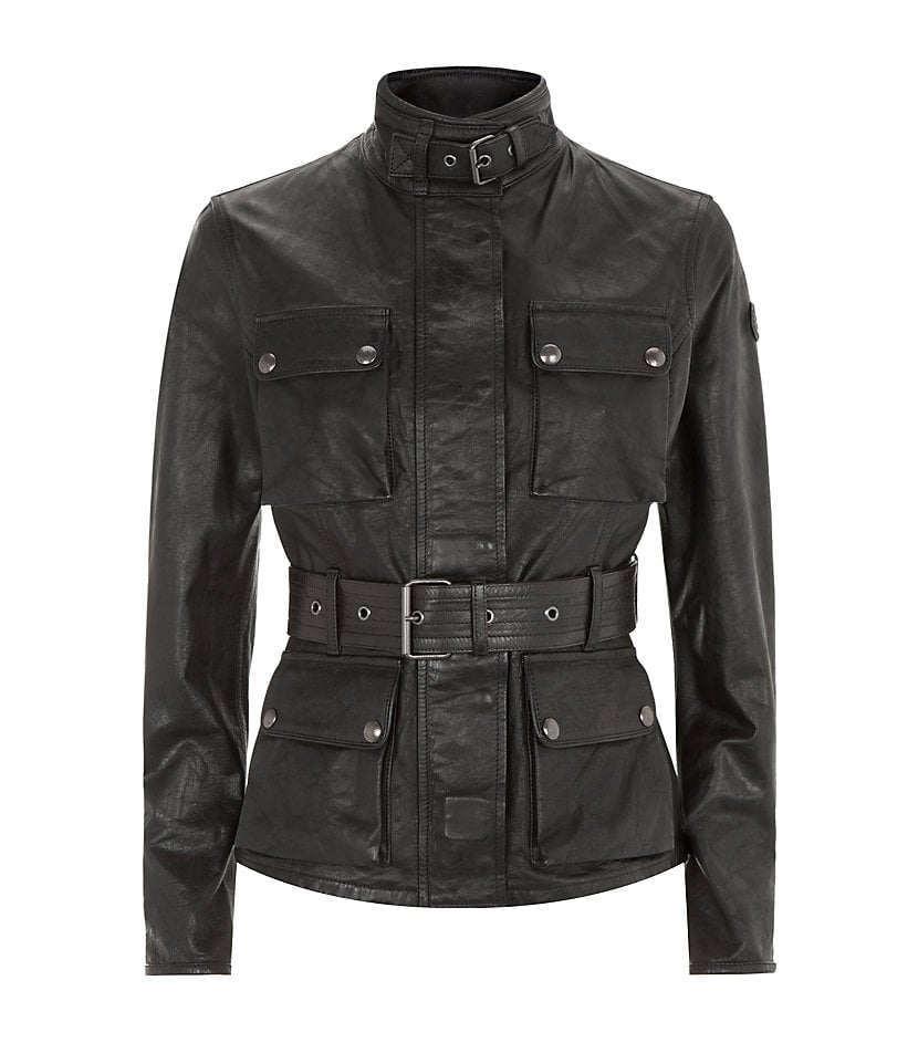 Belstaff Triumph Waxed Leather Jacket In Black | Lyst