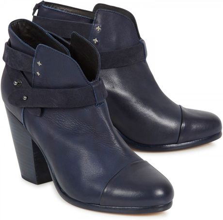 navy blue shoe boots