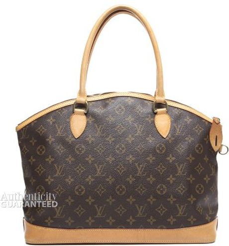 Louis Vuitton Preowned Monogram Canvas Horizontal Lockit Bag in Brown | Lyst